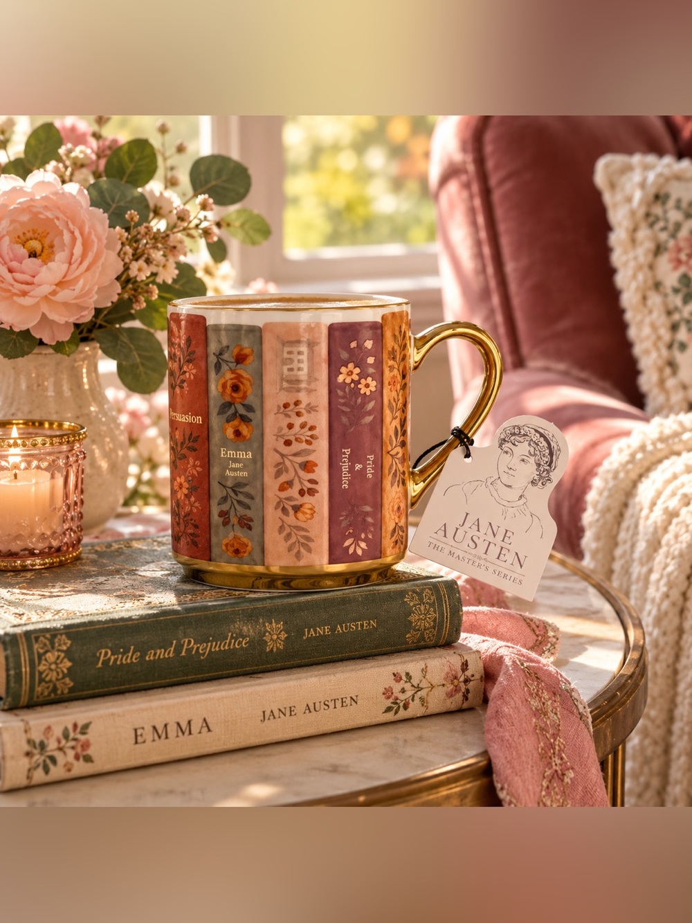 enVogue Jane Austen Master's Series Porcelain Mug NWT
